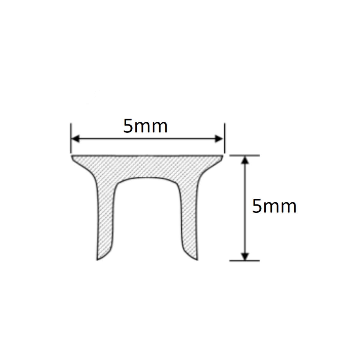 Self-Piercing Rivet - 5mm (w) x 5mm (h) PR-SPR-55