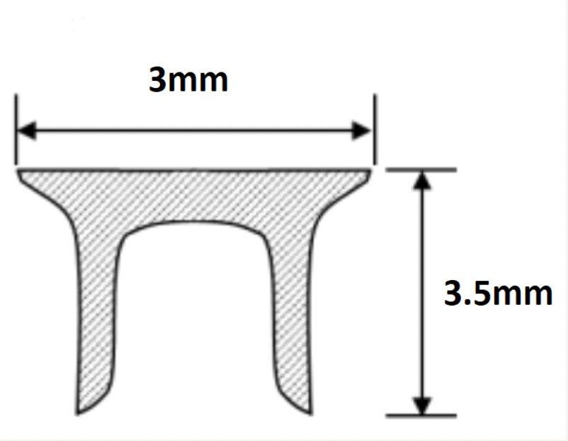Self-Piercing Rivet - 3mm (w) x 3.5mm (h) PR-SPR-335